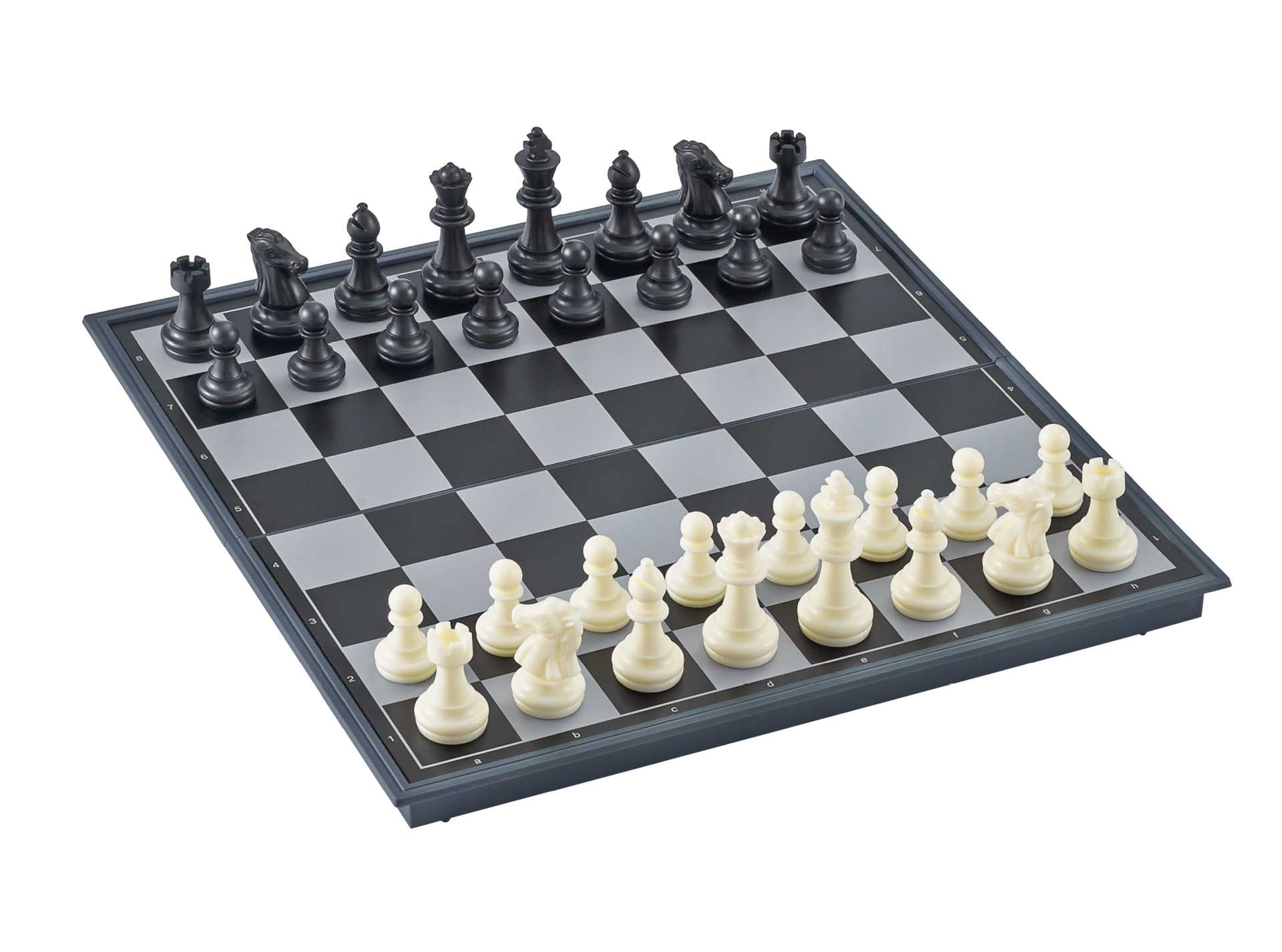 หมากรุกสากลแม่เหล็ก Black&White Magnetic Chess