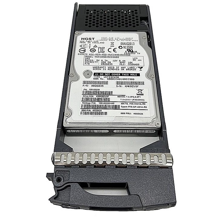 NetApp X421A-R5 108-00220-A0 [TorCompTH Thailand ขาย จำหน่าย ราคา] NetApp 450GB 10K 6G SAS 2.5in HDD