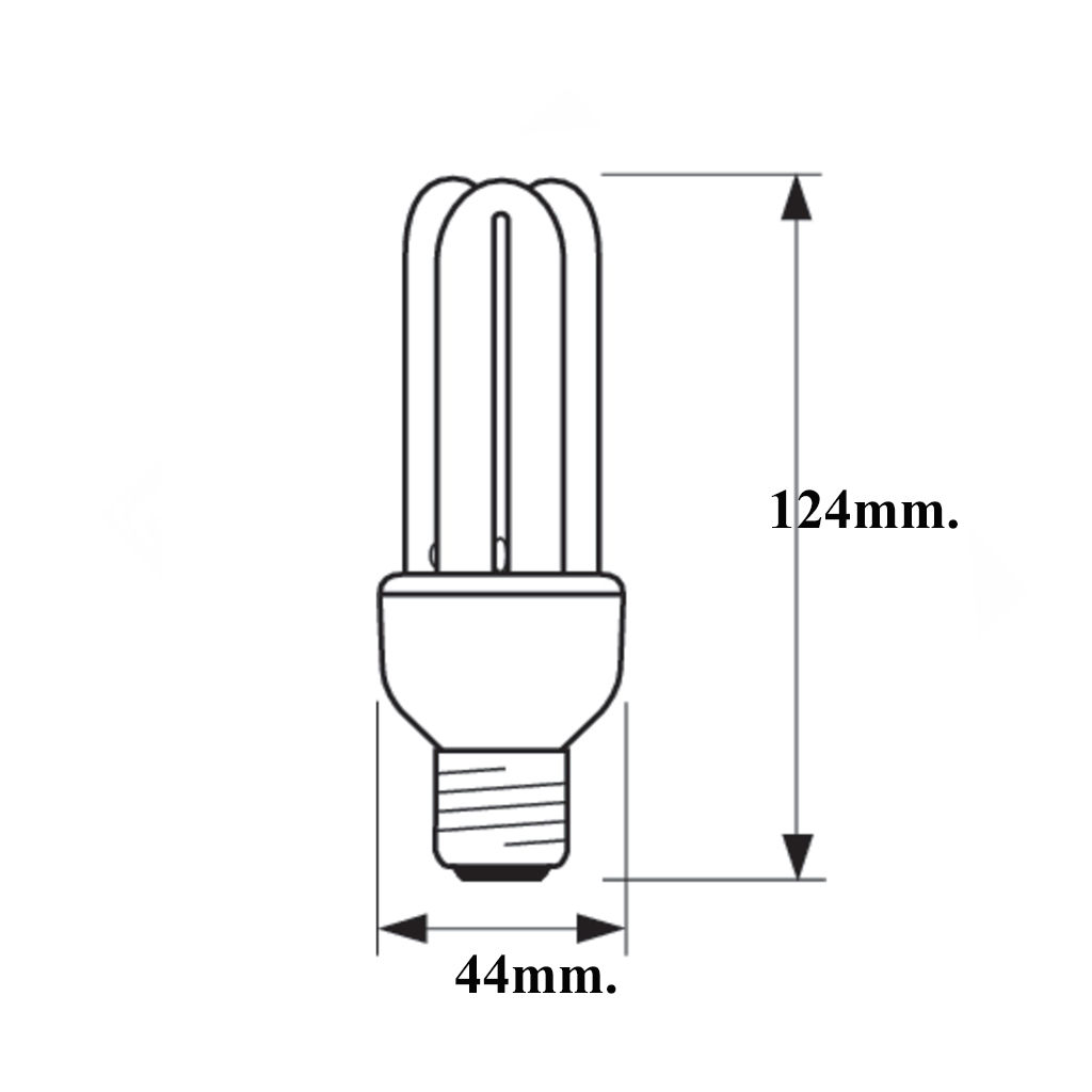 หลอดประหยัดไฟจีนี่ 14W CDL/WW/CW E27 PHILIPS