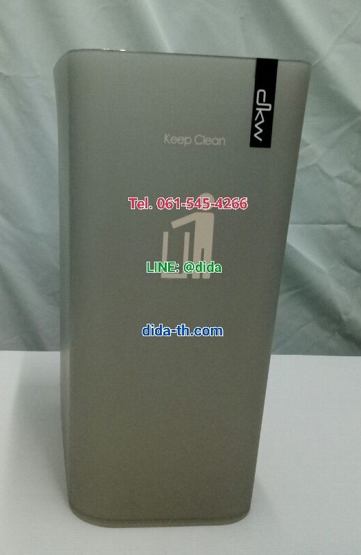 ถังขยะพลาสติกใส ทรงสี่เหลี่ยมผืนผ้า 9 ลิตร ไม่มีฝา