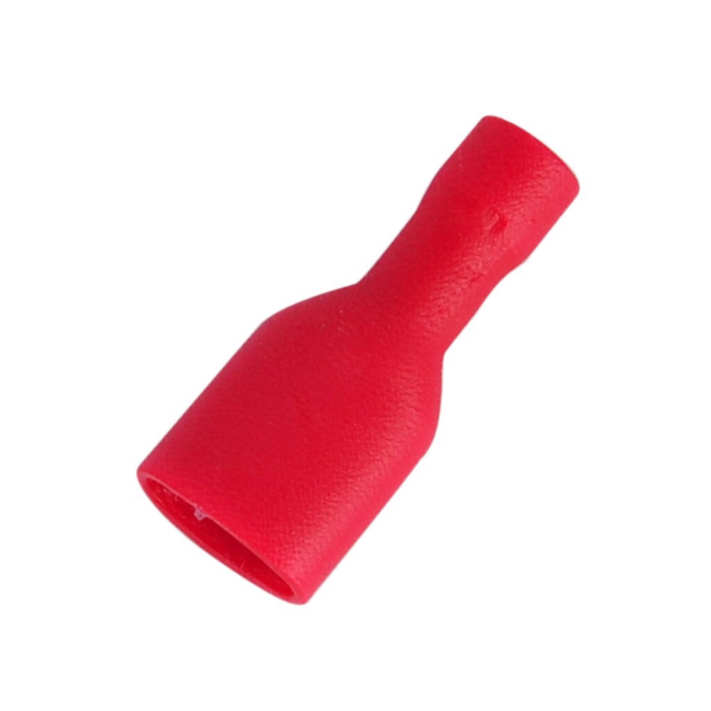 Red Female Fully Insulated Crimp Connectors Terminals