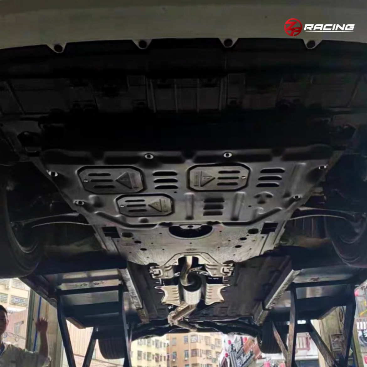 แผ่นปิดใต้ห้องเครื่อง แผ่นกันกระแทกใต้เครื่อง Honda Civic FE