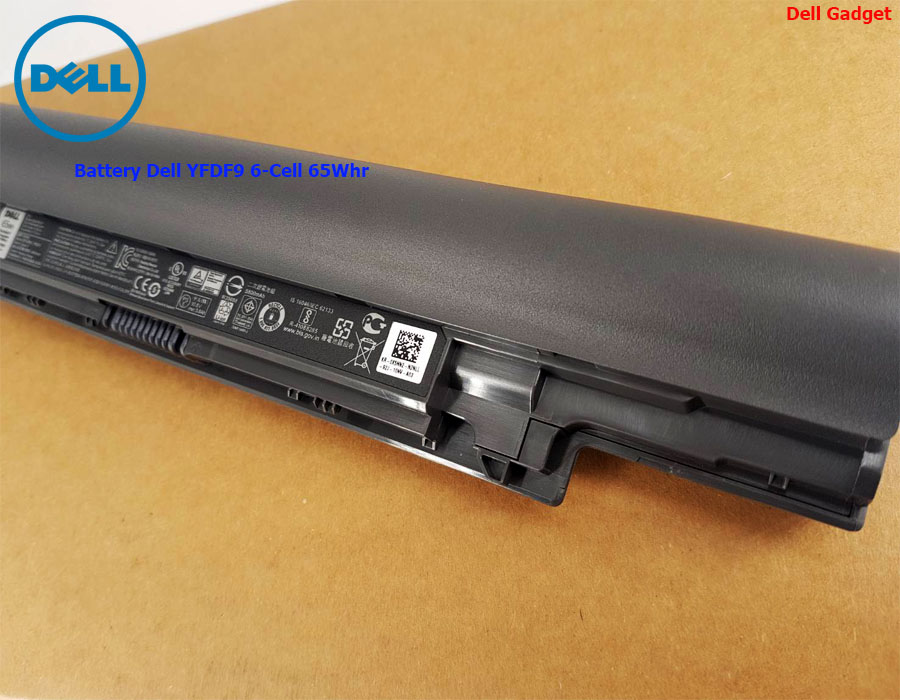 Battery Dell Latitude 3350, 6-Cell, 65Wh, แบตเตอรี่ Dell YFDF9 ของแท้รับประกันศูนย์ Dell Thailand On-site Service