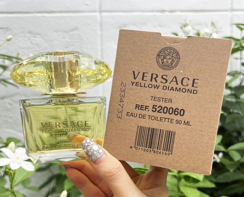 Versace Yellow Diamond Eau De Toilette 90ml. [กล่อง/Tester] น้ำหอมเวอร์ซาเซ่ เยลโล่ ไดมอนด์ กล่องเทสเตอร์ ของแท้