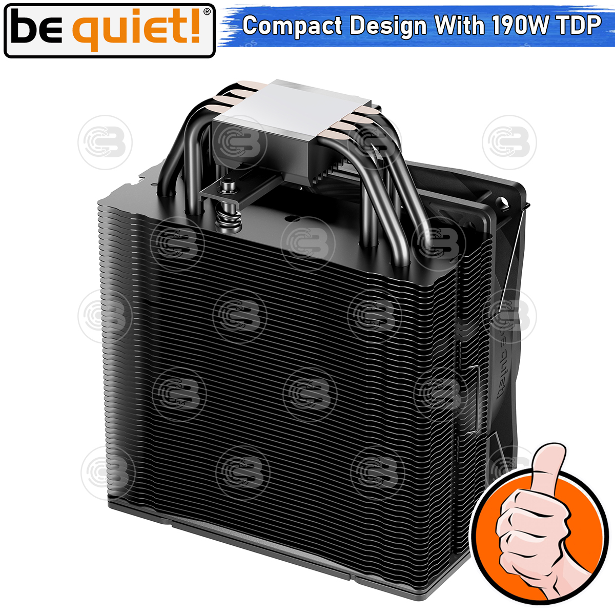 [CoolBlasterThai] Be Quiet PURE ROCK 3 Black Heat Sink CPU Cooler (AM5/LGA1851 Ready) (BK039) ประกัน 3 ปี