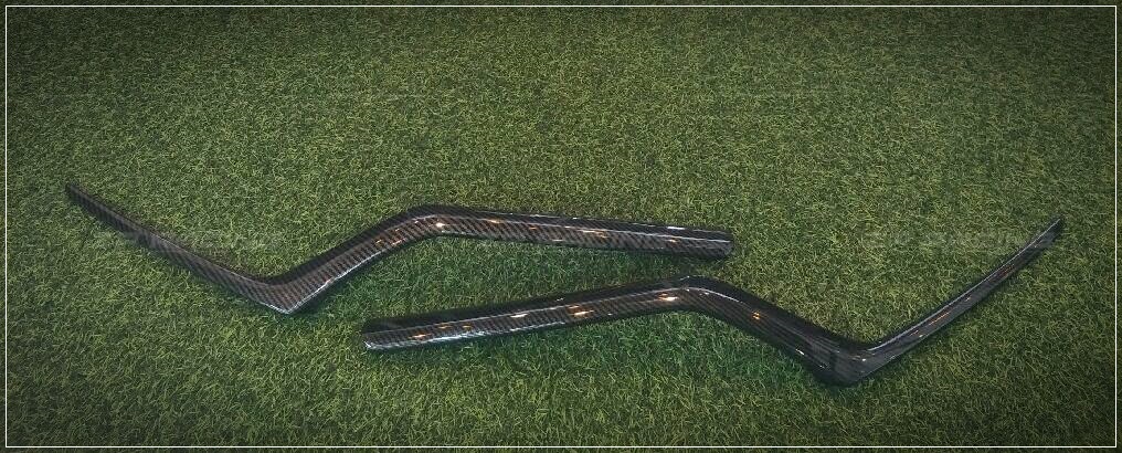 ครอบกระจังหน้า Carbon 3 ชิ้น CRV