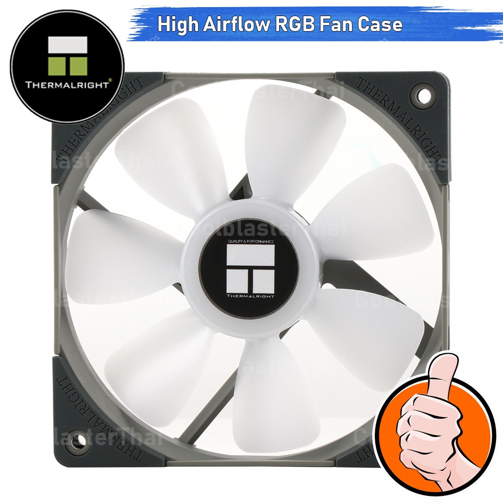 [CoolBlasterThai] THERMALRIGHT TL-R12 (3 PCS)12CM (120mm) High Performance RGB Fan Case ประกัน 3 ปี