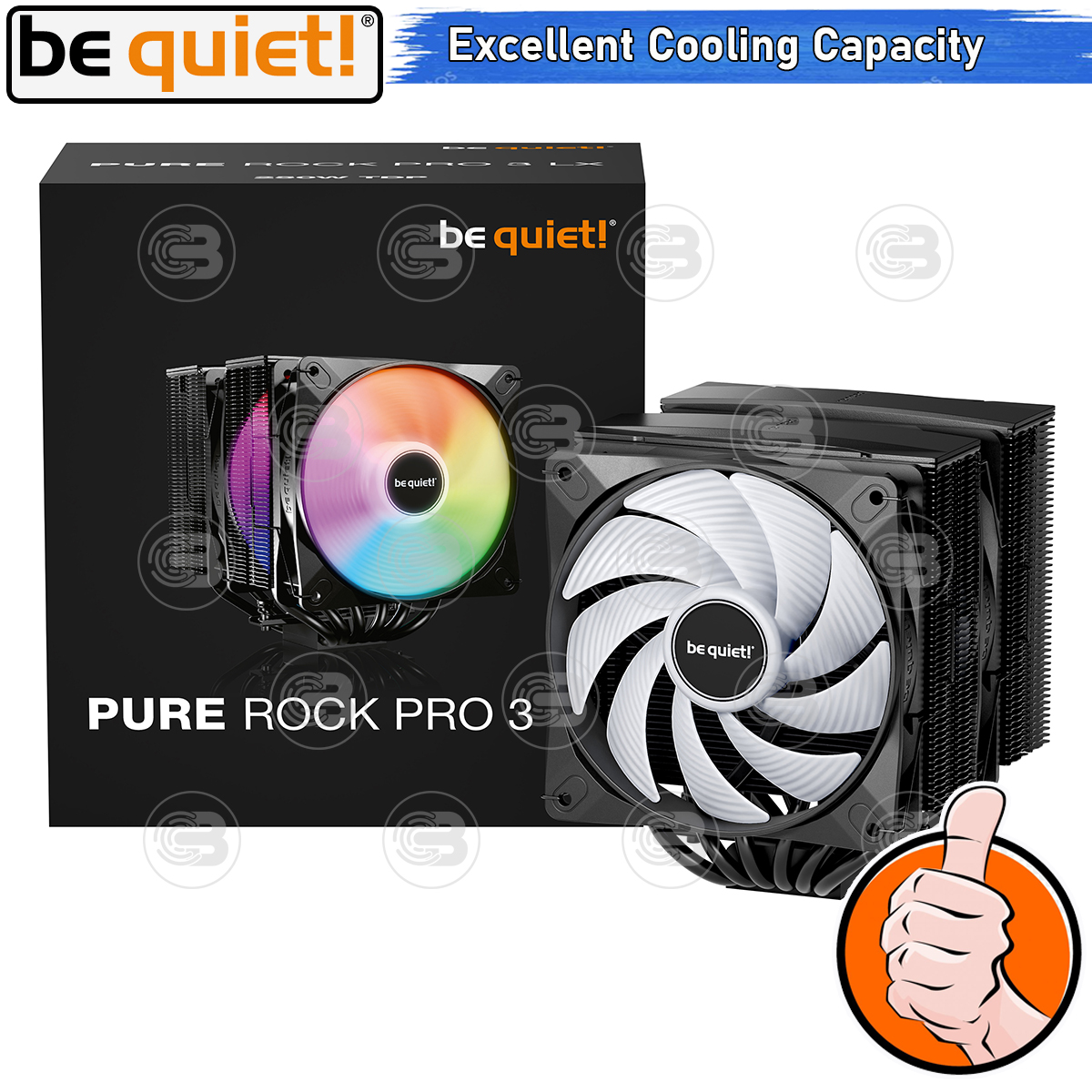 [CoolBlasterThai] Be Quiet Pure Rock Pro 3 LX Heat Sink CPU Cooler (AM5/LGA1851 Ready) (BK043) ประกัน 3 ปี