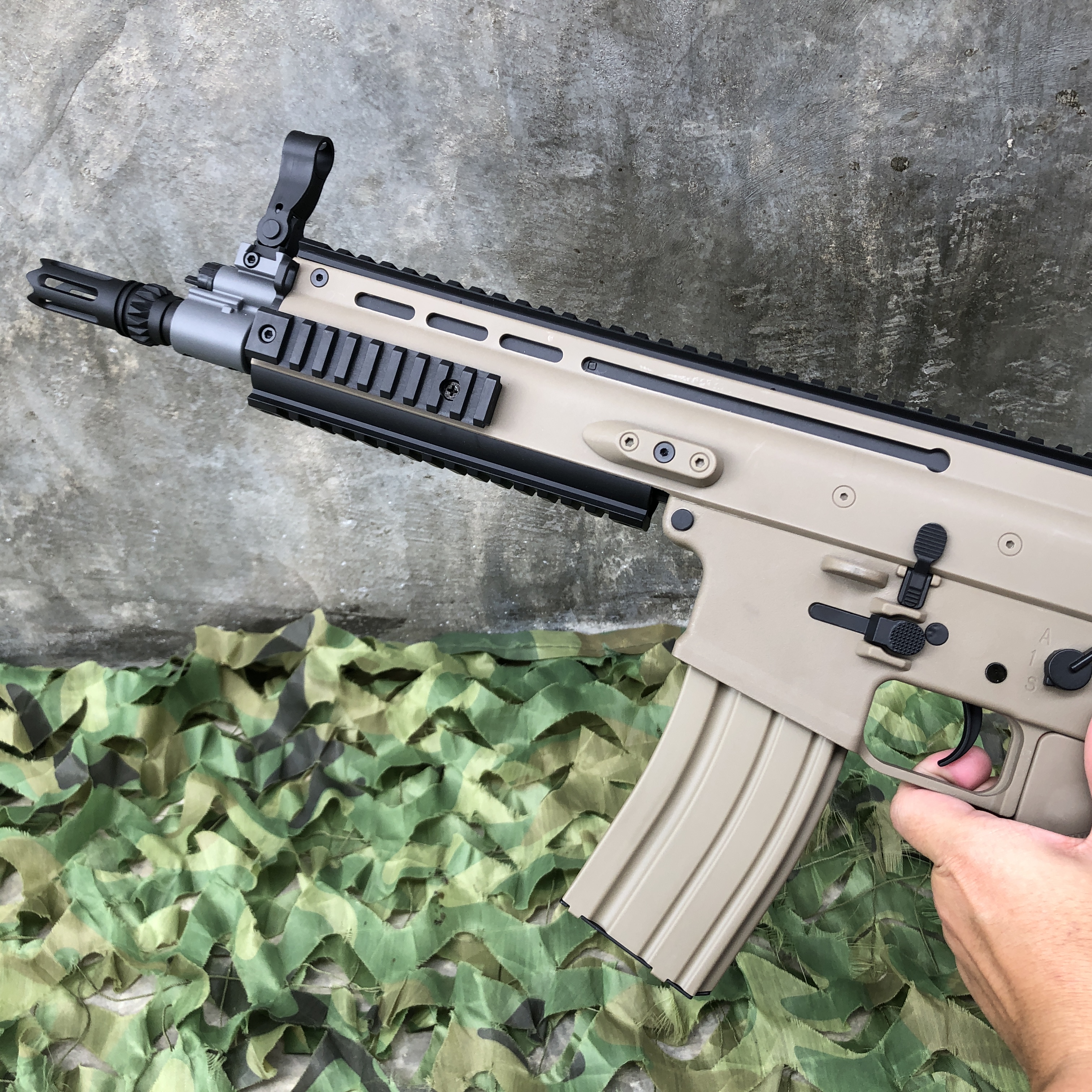 ปืนเจล ปืนเจลไฟฟ้า รุ่น SCAR-L (Semi Auto&Full Auto)