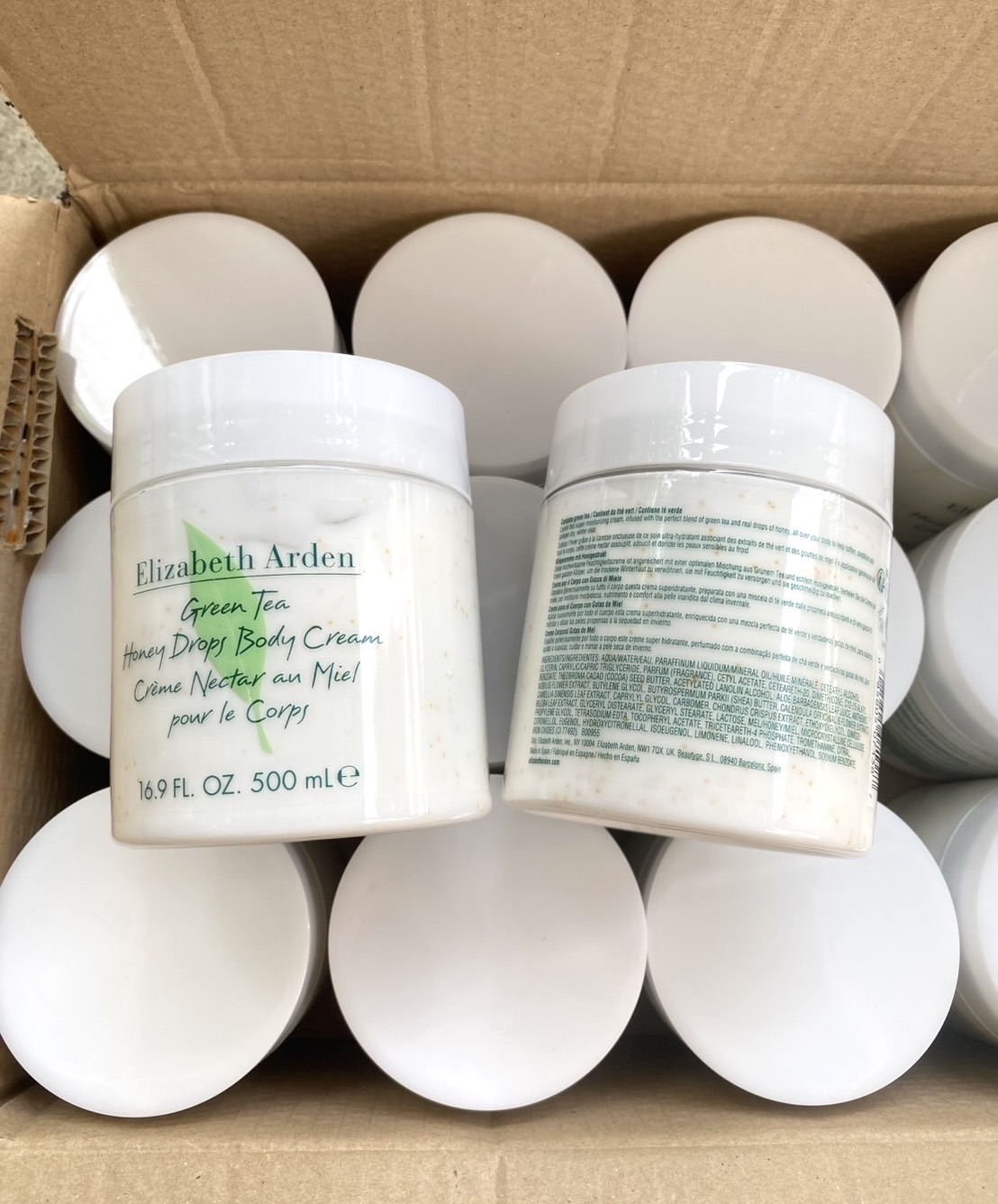 Elizabeth Arden Green Tea Honey Drops Body Cream 500ml. บอดี้ครีมสูตรเข้มข้น