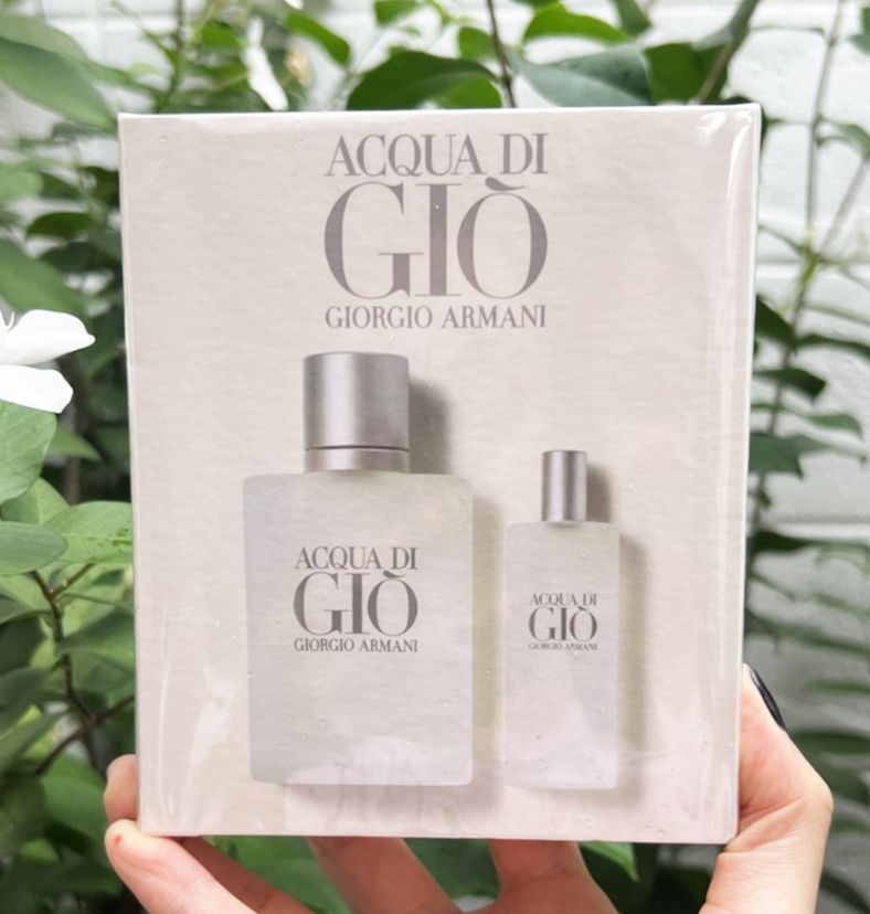 เซต 2 ชิ้น Giorgio Armani Acqua di Gio EDT Gift Set น้ำหอม 100มล.+ น้ำหอม 15มล.