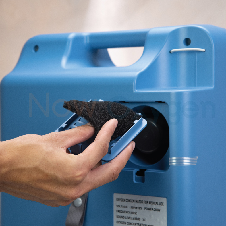 ตู้พักฟื้นสัตว์ขนาด 45*45 ซม. จับคู่กับเครื่องผลิตออกซิเจนขนาด 5 ลิตร Canta รุ่น VH5-N Eco