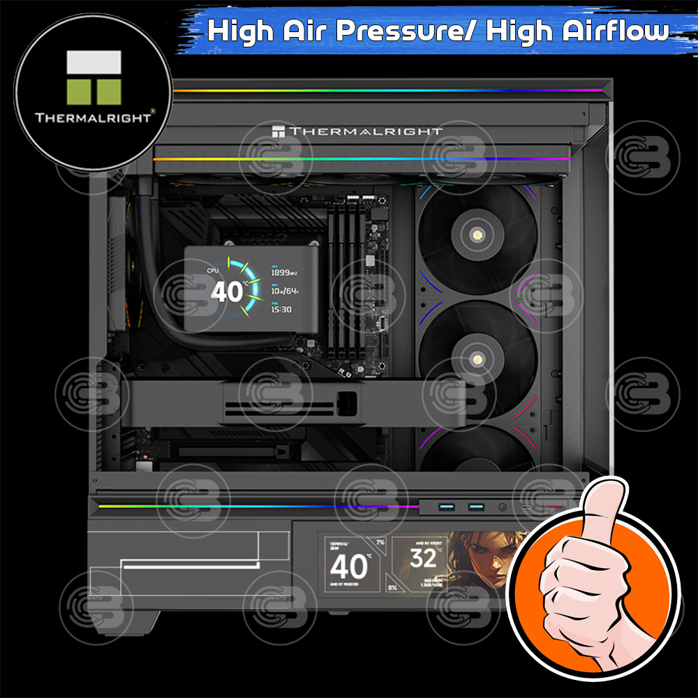 [CoolBlasterThai] Thermalright TL-UB36 Row Fan Optimized Static Pressure ARGB (size 120 mm.) ประกัน 3 ปี