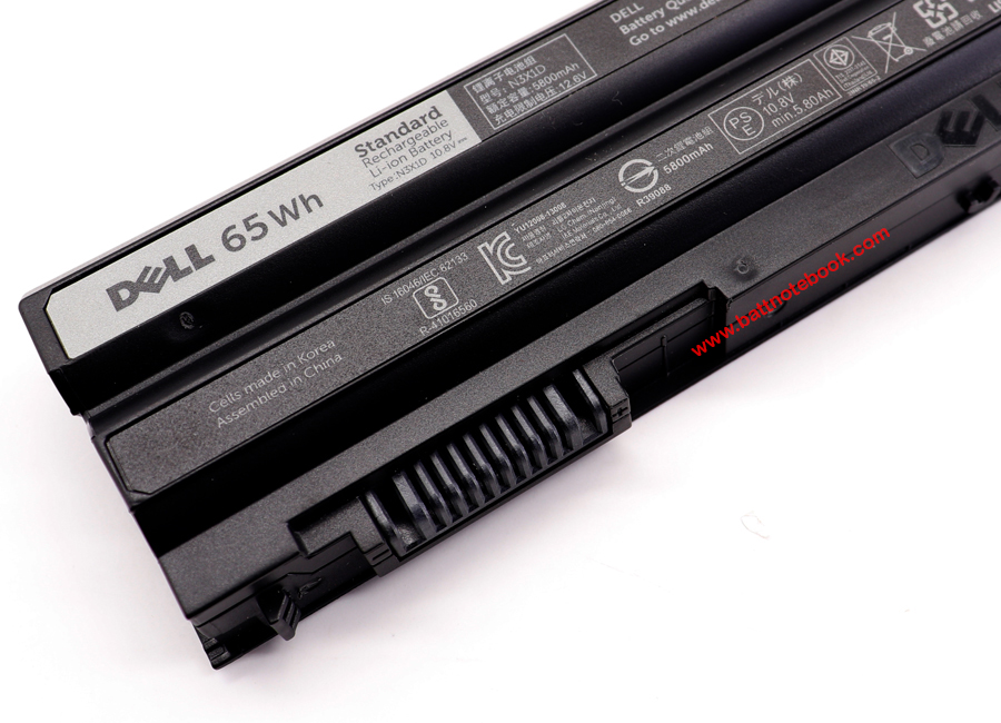 Battery DELL Latitude E6540 65Whr N3X1D แบตเตอรี่โน๊ตบุ๊ค DELL Latitude E6540 แบตแท้ ตรงรุ่น ตรงสเปค รับประกันศูนย์ Dell Thailand ราคา พิเศษ