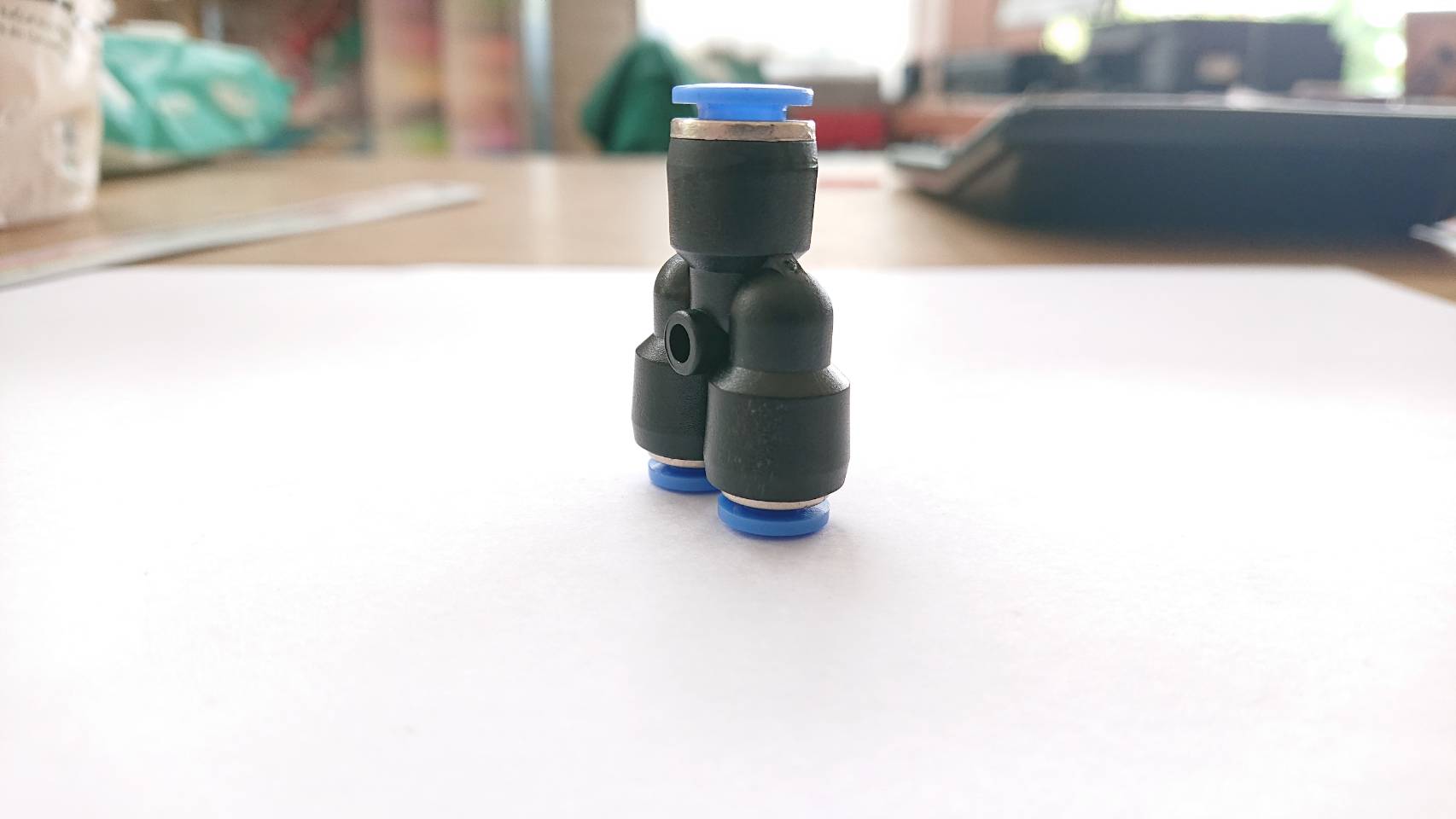 ข้อต่อลมสามทาง PW6,8,10,12-mm.-สามทาง ฟิตติ้งสายลม 3 Way Fitting