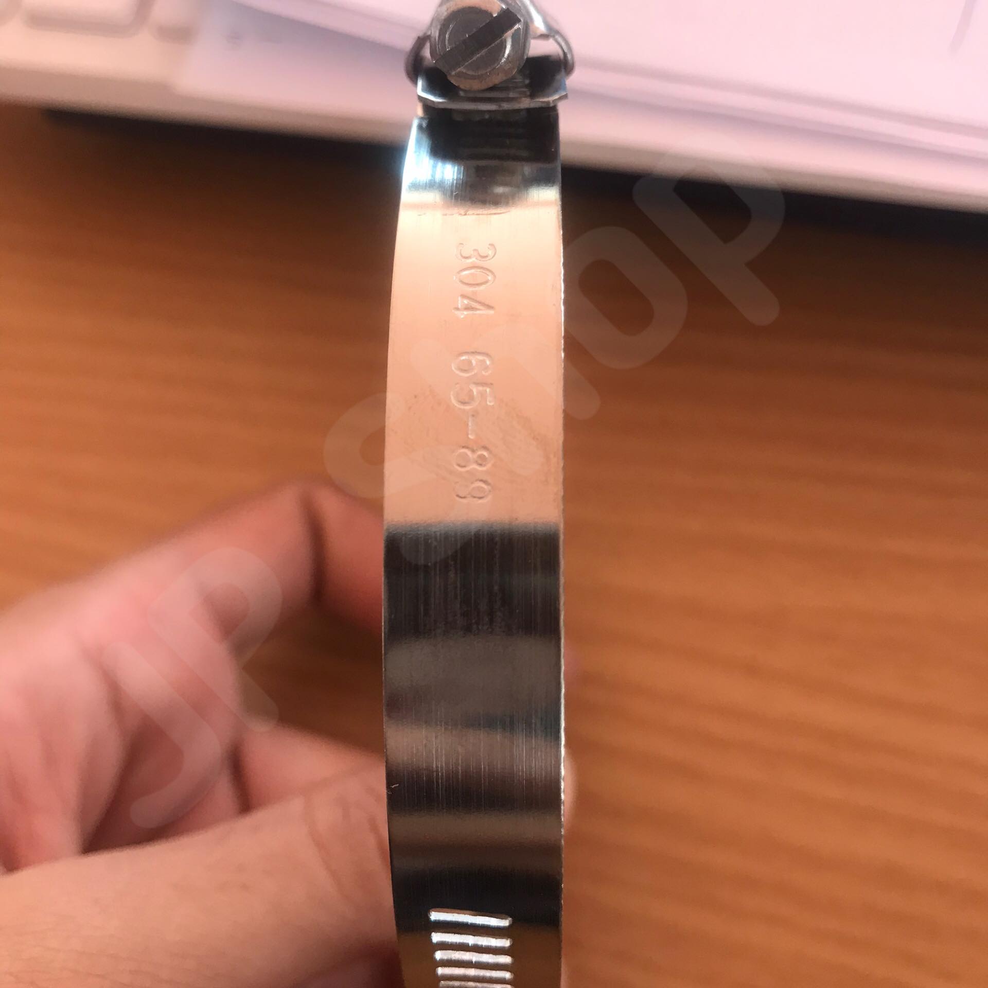 ปลอกรัด 65-89 (12 มม.) แคลมป์รัดท่อสแตนเลส 304 #6589