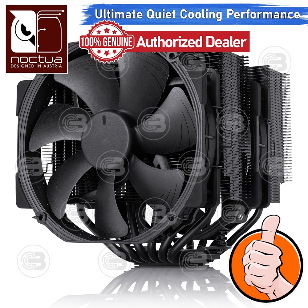 [CoolBlasterThai] Noctua NH-D15 CHROMAX.BLACK Heat Sink CPU Cooler (AM5/LGA1700 Ready) ประกัน 6 ปี
