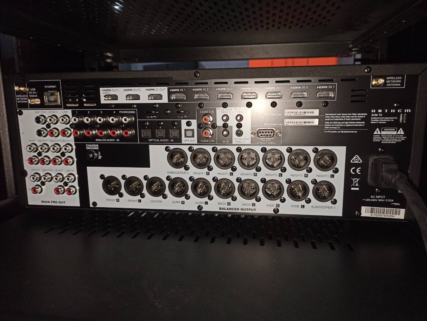 Anthem AVM70 - HDMI 2.1