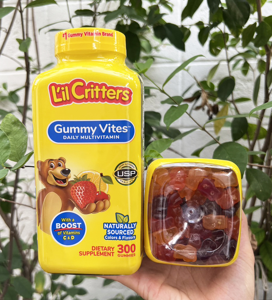 L’il Critters Gummy Vites Complete Multivitamin (300Gummies) วิตามินรวมสำหรับเด็กรูปน้องหมีน่ารัก