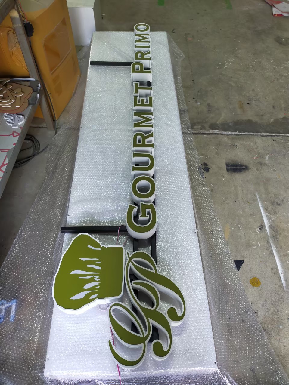 งานป้ายกล่องไฟ