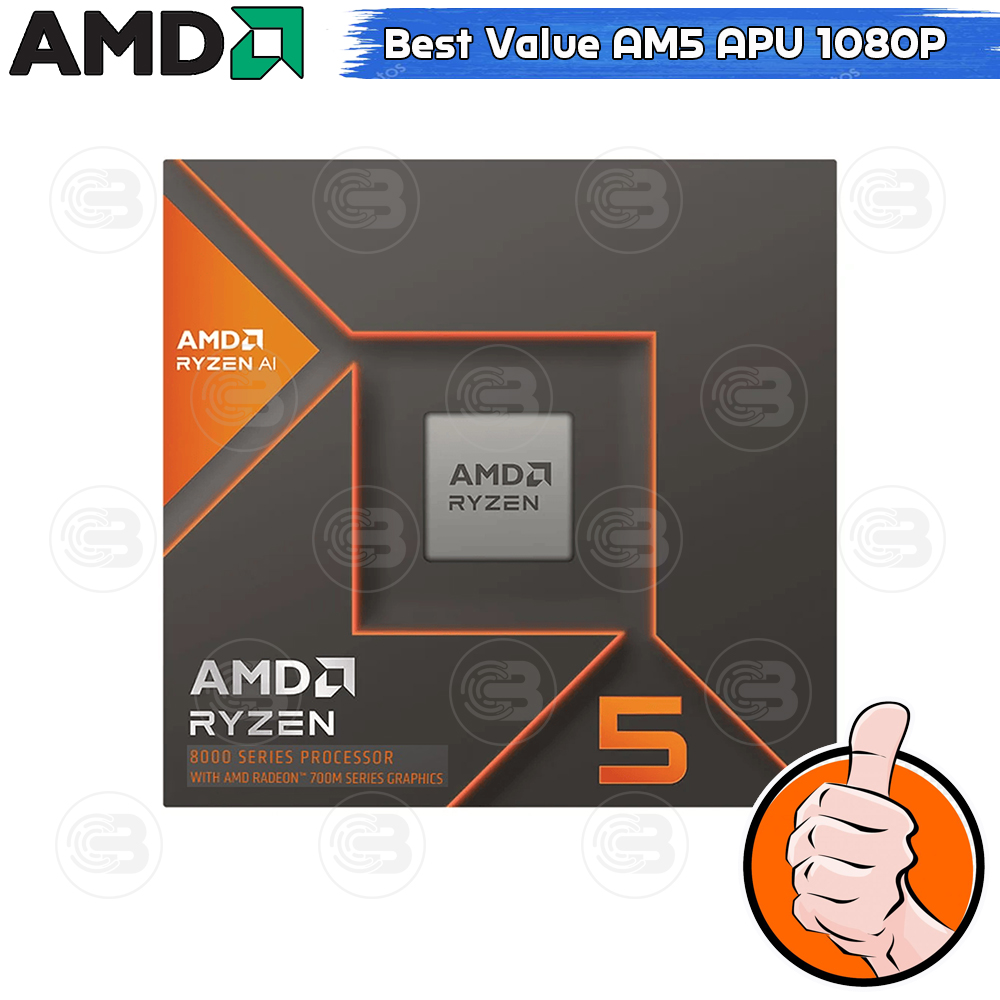 [CoolBlasterThai] CPU AMD RYZEN 5 8600G 6 CORE/12 THREAD (SOCKET AM5)