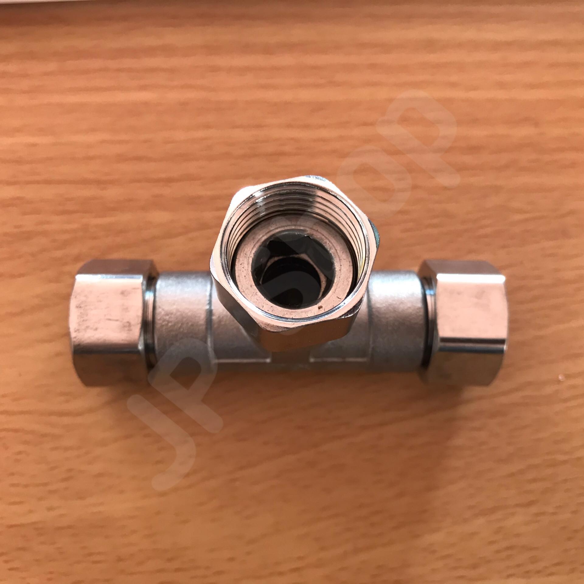 สามทางยูเนี่ยน 1/2'' (4หุน) พร้อมลูกยาง สแตนเลส304 #0355