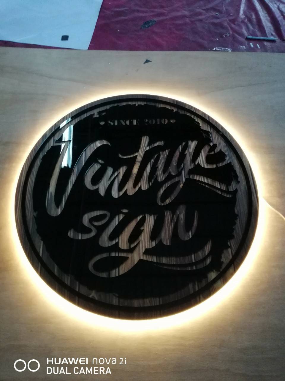 งานป้ายไฟออกหลัง STNT 2010 vintage sign 1