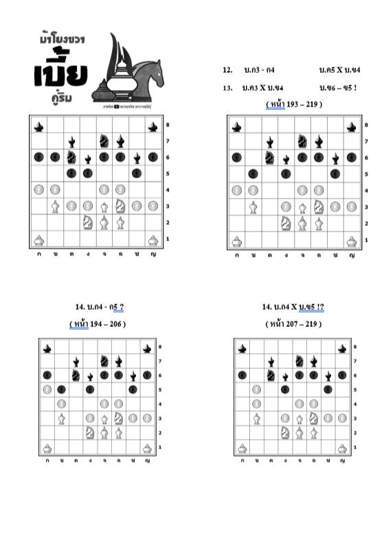 หนังสือหมากรุกไทย กลยุทธ์สุดยอดเซียน ฉบับม้าโยงขวา 3 (สุดยอดเซียนนกกระจิบ)