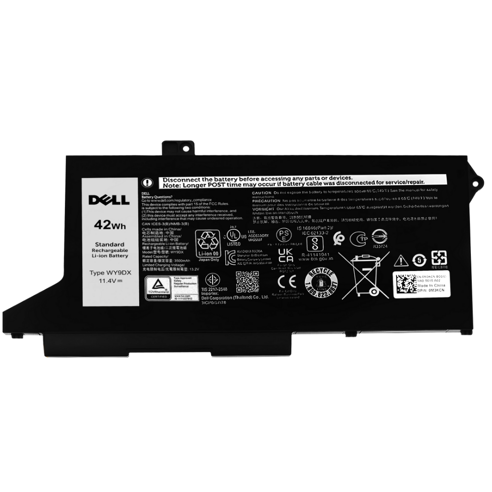 Battery Dell Latitude 5520, 3-Cell 42Wh, แบตเตอรี่ Dell WY9DX ของแท้รับประกันศูนย์ Dell Thailand ราคาไม่แพง