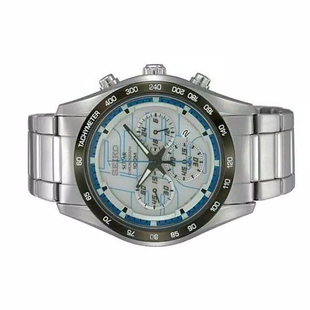 นาฬิกาข้อมือ ผู้ชาย Seiko Sola ระบบโครโนกราฟ รุ่น SSC065