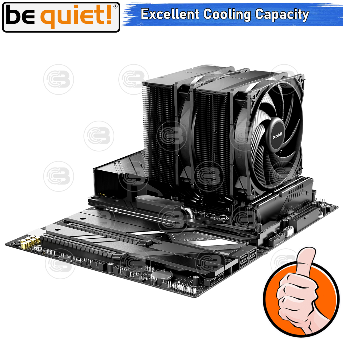 [CoolBlasterThai] Be Quiet Pure Rock Pro 3 Black Heat Sink CPU Cooler (AM5/LGA1851 Ready) (BK042) ประกัน 3 ปี