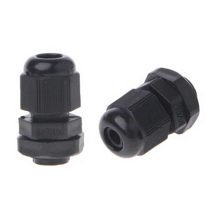 M12x1.5 Black Cable Gland