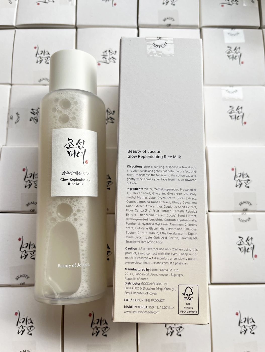 โทนเนอร์ข้าว Beauty Of Joseon Glow Replenishing Rice Milk 150ml.