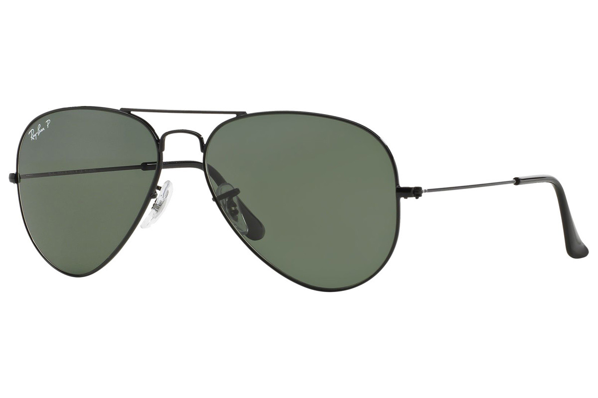 RayBan RB3025 002/58 Size 58 AVIATOR LARGE METAL polarize