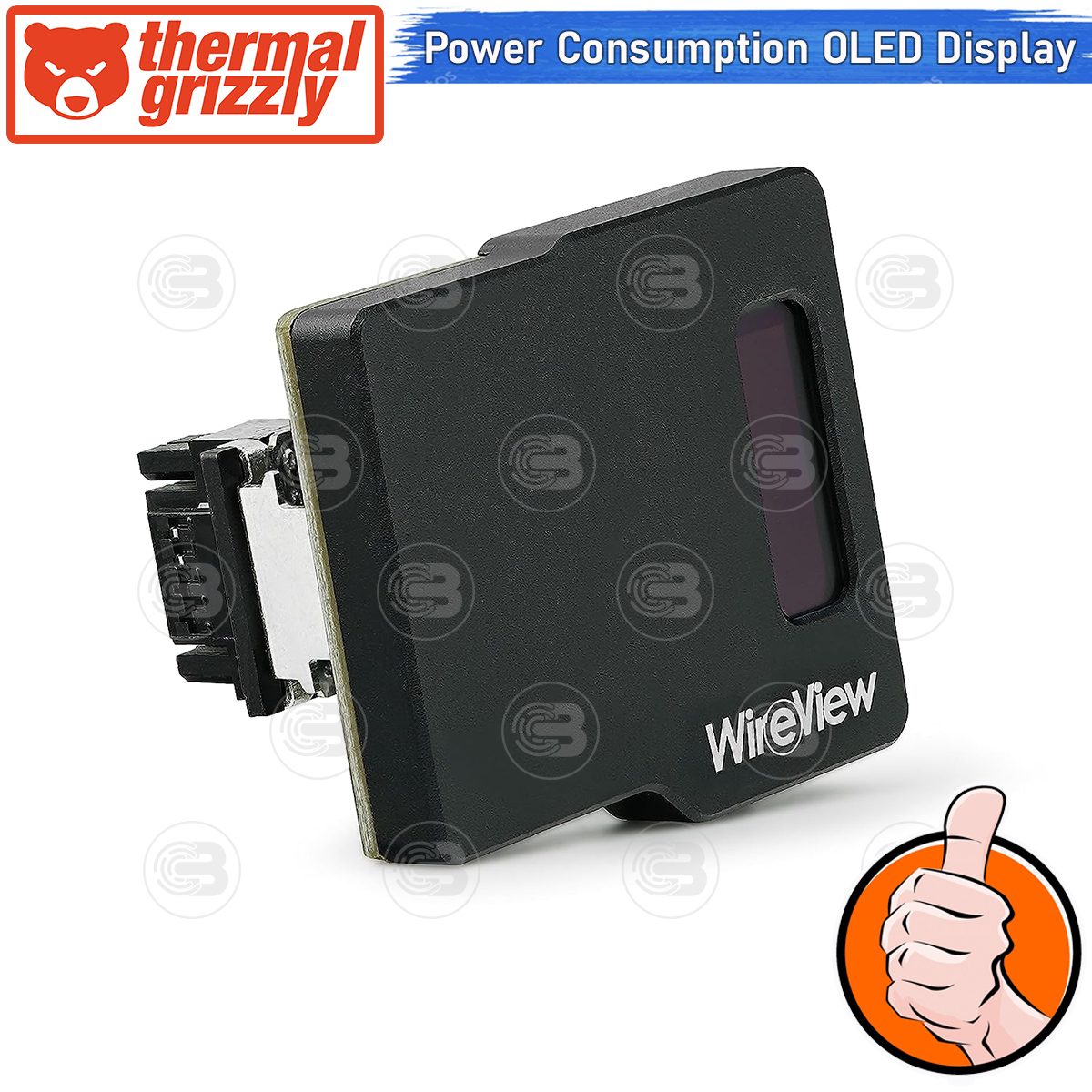 [CoolBlasterThai] Thermal Grizzly WireView (WV-H1R) 12VHPWR Reversed GPU Power Consumption OLED Display