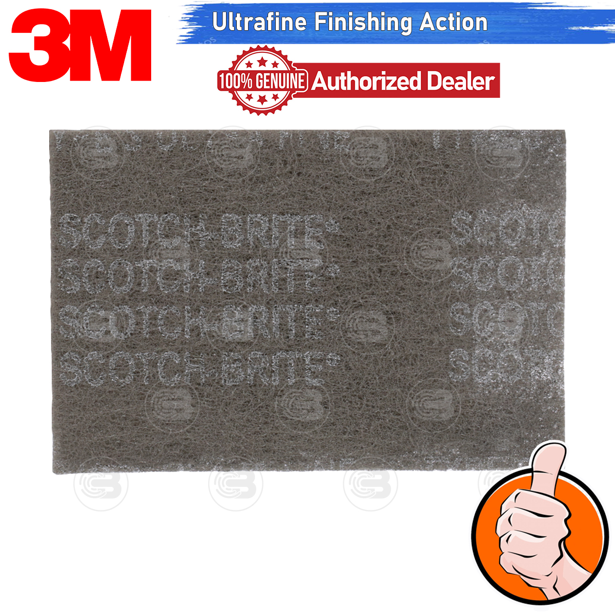 [CoolBlasterThai] 3M Scotch-Brite Ultra Fine Grade 7448 Hand Pad (Stain Scuffing)