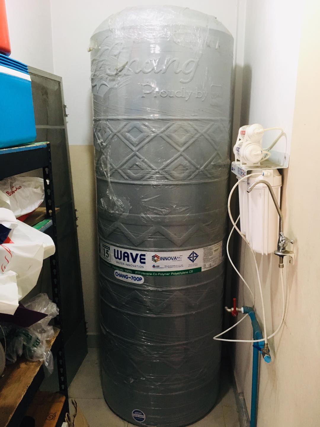 ถังเก็บน้ำ WAVE รุ่นช้างเพลน 3000 ลิตร