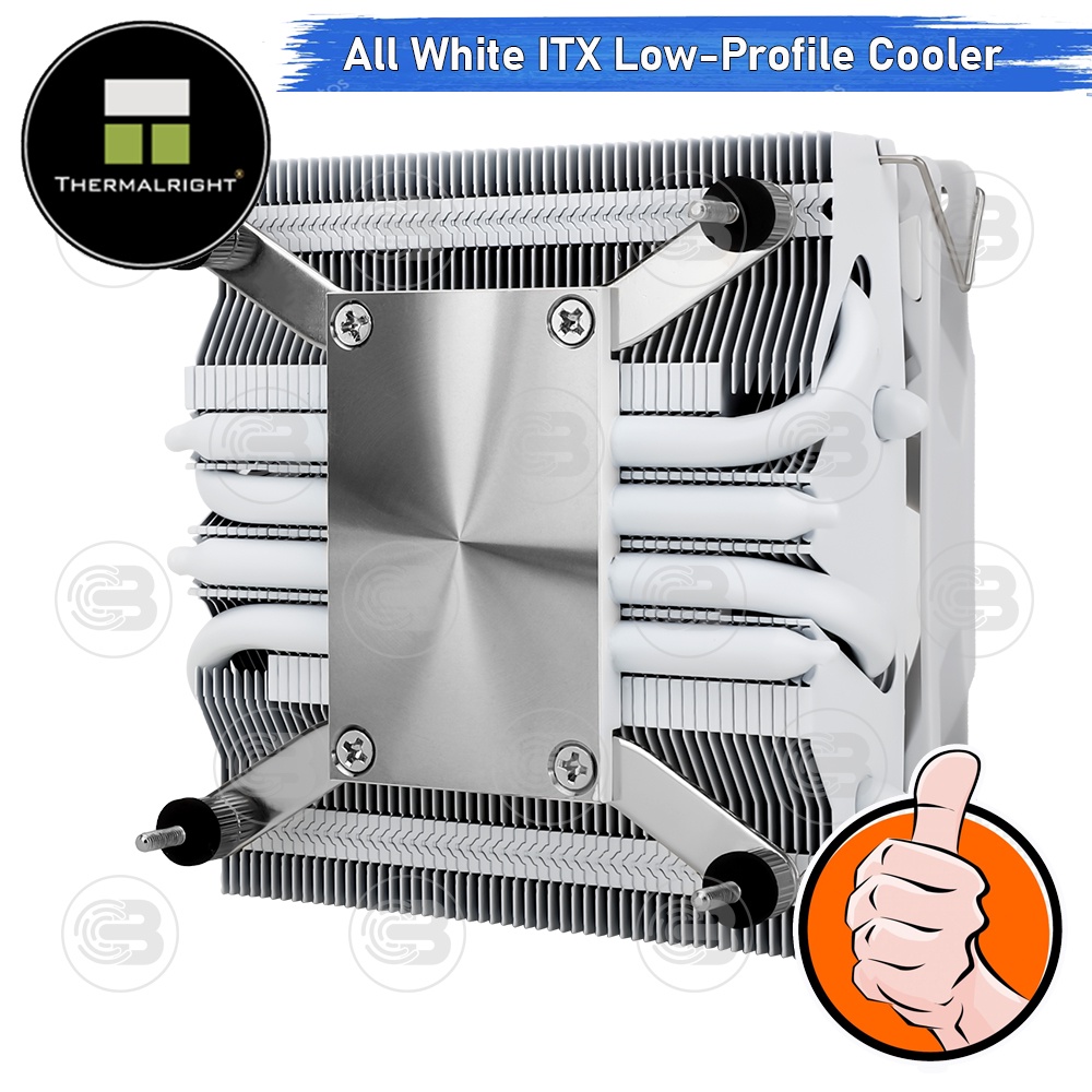 [CoolBlasterThai] Thermalright AXP90 X47 White Low-Profile CPU Cooler with 4 Heatpipes (AM5/LGA1851 Ready) ประกัน 6 ปี