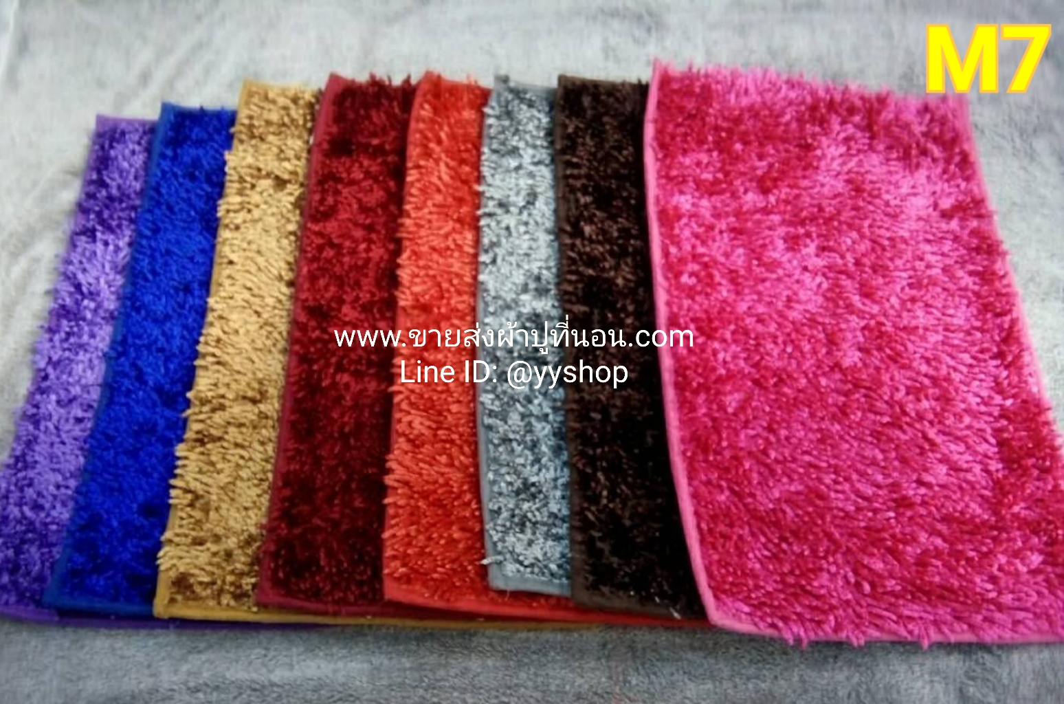พรมเช็ดเท้าตัวเงา 40*60 คละสี