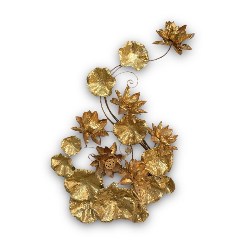 ช่อบัวติดผนังสูง (85x120 cm)