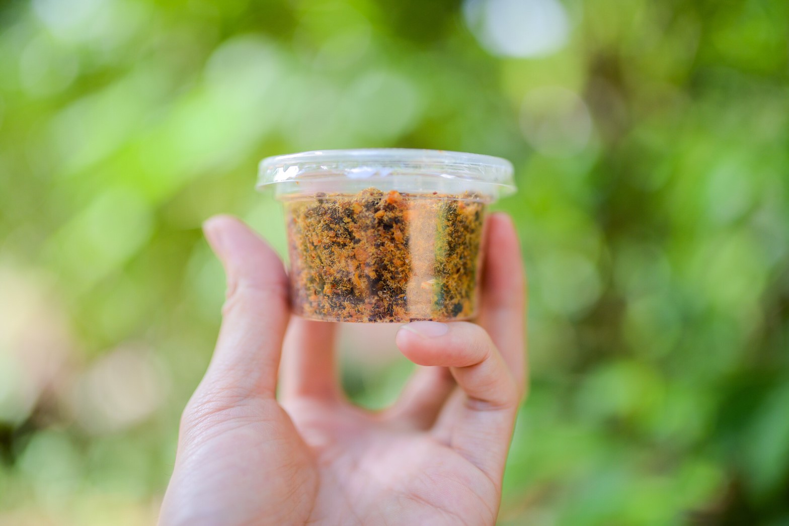 😋น้ำพริกปลาร้าแห้งพร้อมทาน 👨🏻🍳กลุ่มแม่บ้านบางเตง👨🏻🍳