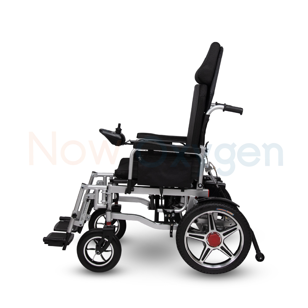 รถเข็นไฟฟ้า รุ่นพนักพิงสูง (High Back) ปรับเอนนอน ปรับยืดขาและเหยียดขา รับประกัน 1 ปี