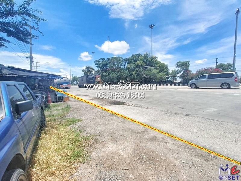 ขายที่ดินเปล่า ย่าน นาโคก อำเภอเมือง สมุทรสาคร ธนบุรีปากท่อ พระราม 2 : ใกล่ด่านชั่งฝั่งขาออก และ สนามแข่งรถ บีเรซไทยแลนด์แดร๊กเวย์ : 25-0-15.5 ไร่