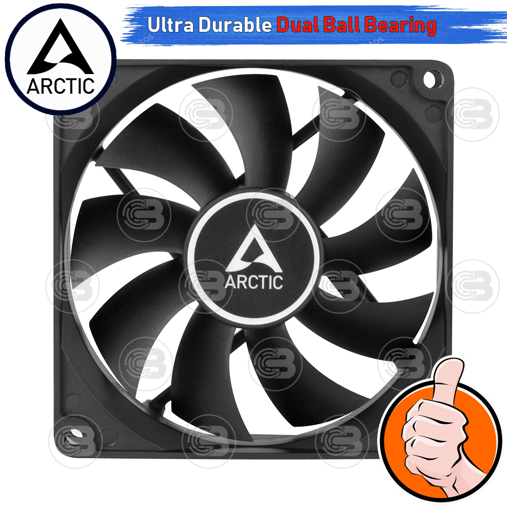 [CoolBlasterThai] ARCTIC F9 PWM PST CO BLACK (size 92 mm.) PC Fan Case ประกัน 6 ปี