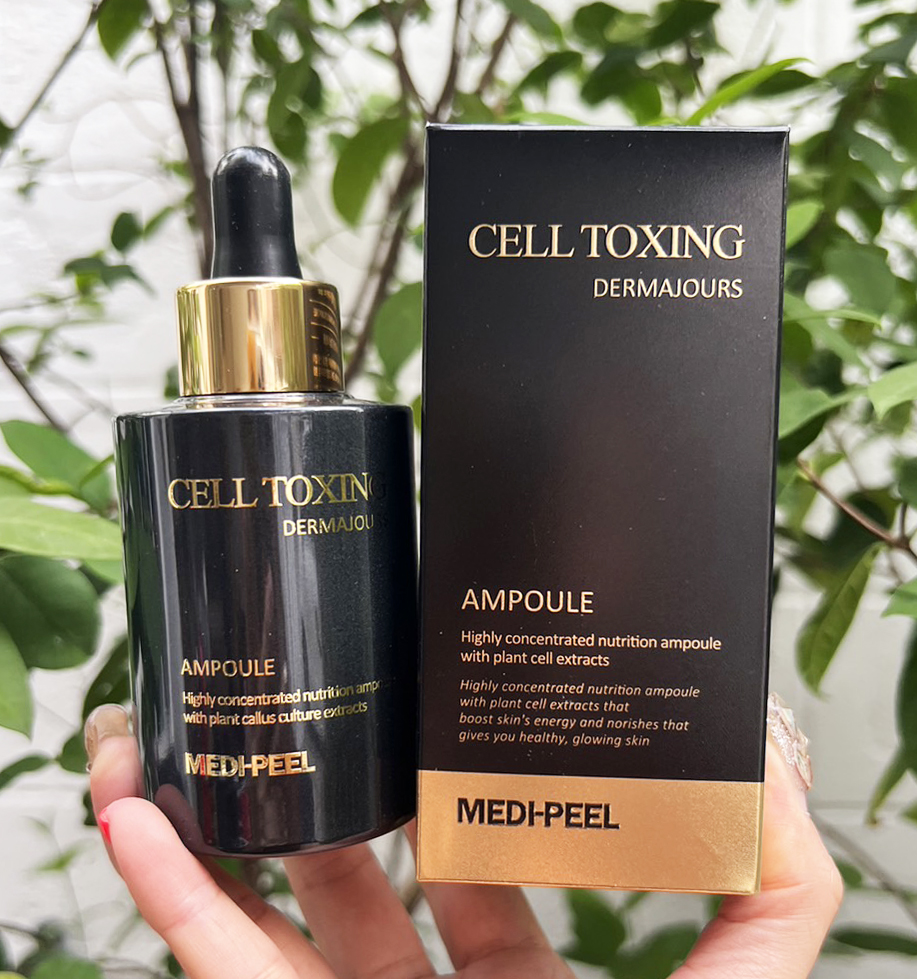 Medi-Peel Cell Toxing Dermajours Ampoule 100ml. เซรั่มเพิ่มความยืดหยุ่นของผิวและคอลลาเจน ลดเลือนริ้วรอย