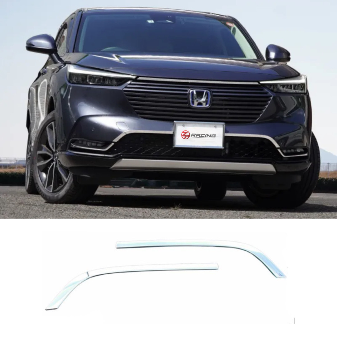 คิ้วตกแต่งกระจังล่าง HR-V E:HEV สีโครเมียม