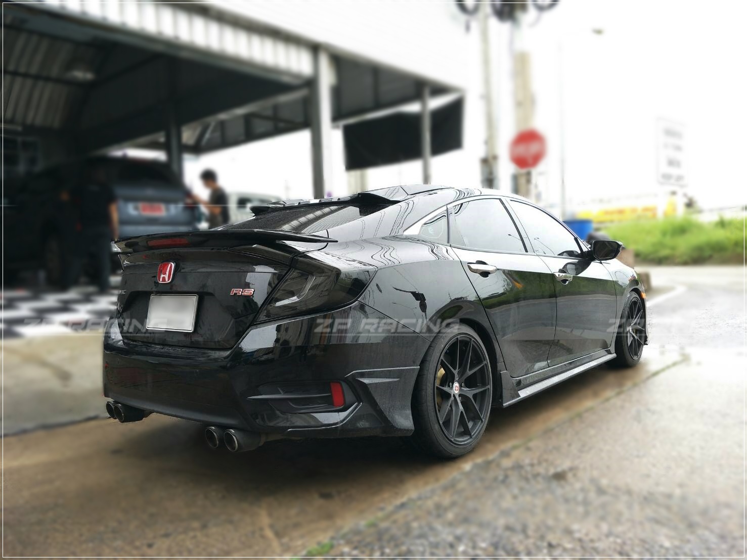 แก๊ปหลัง บังแดดกระจกหลัง Type R CIVIC FC