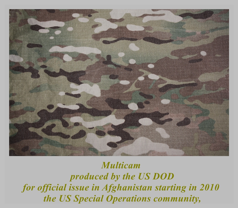 เสื้อทหารสหรัฐ ลาย Operation Enduring Freedom Pattern (MultiCam) OEF-CP