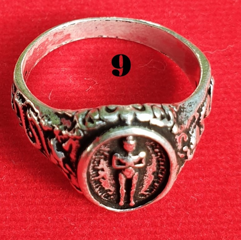 แหวน ไอ้ไข่ รับประกัน เงินแท้ 92.5% หนัก1บาท พร้อมกล่อง มี4ขนาดให้เลือก 7 8 9 10. +++แถมฟรีผ้ายันต์ +++ปลุกแสกให้แล้ว