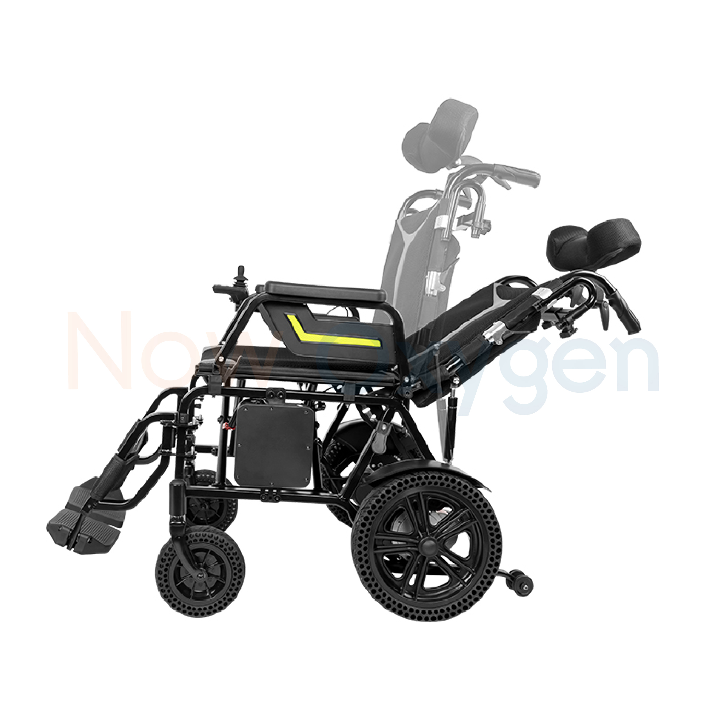 รถเข็นไฟฟ้าแบบปรับเอนพิงหลังได้พร้อมพนักพิงศีรษะ รุ่น 180 Drive Pro รับประกัน 3 ปี